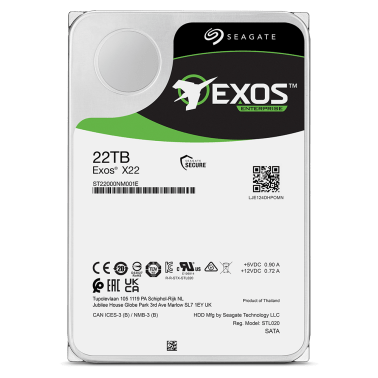 Seagate Exos X22 Enterprise 22 TB Nearline SAS Festplatte