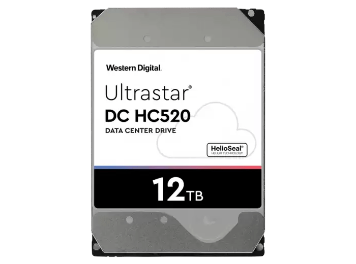Western Digital Ultrastar DC HC520 Enterpise 12TB Nearline SATA Hard Drive
