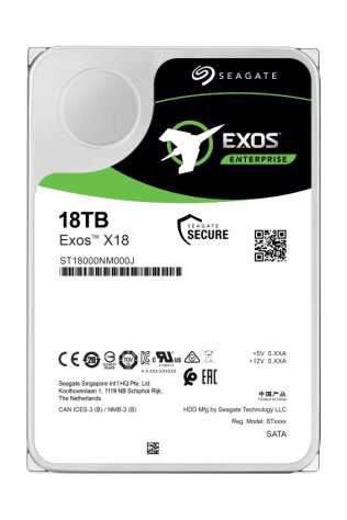 Seagate Exos X18 Enterprise 18TB Nearline SATA Festplatte