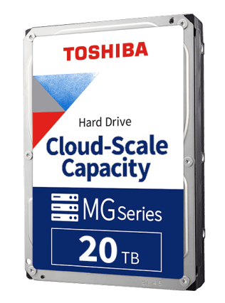 Toshiba MG10 Enterprise Capacity 20TB Nearline SAS Festplatte
